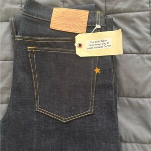 Brave a star Men's Slim Taper Jeans - 15oz “Heavy Sky ll” (Brand New)